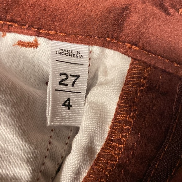 Loft Red Velvet Skinny Jeans - Picture 10 of 13